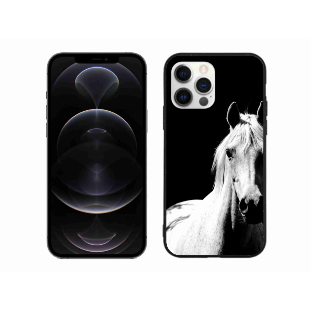 Gél borítás mmCase iPhone 12 Pro Max készülékhez - Fehér ló 5