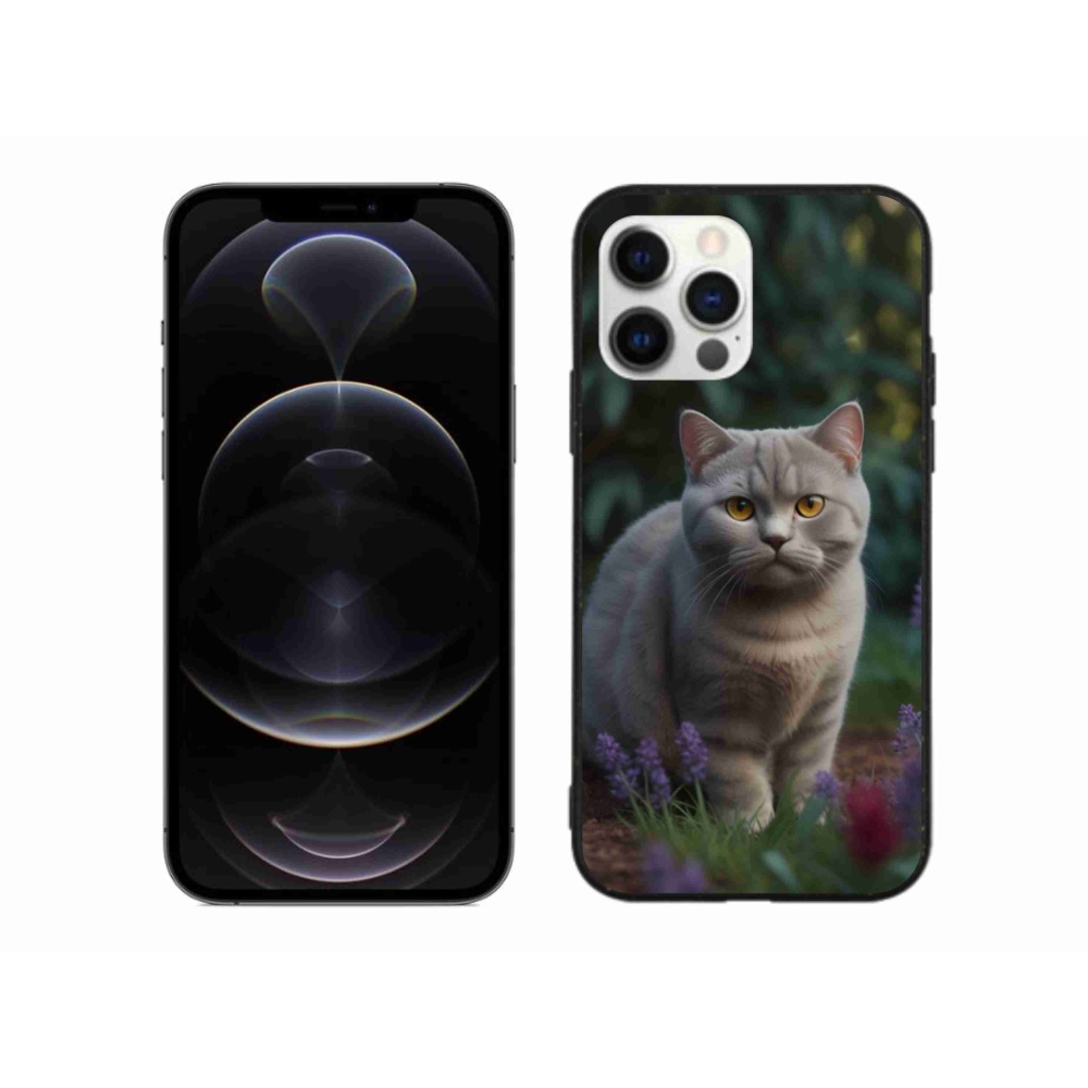 Zselés borítás mmCase iPhone 12 Pro Max készülékhez - brit macska