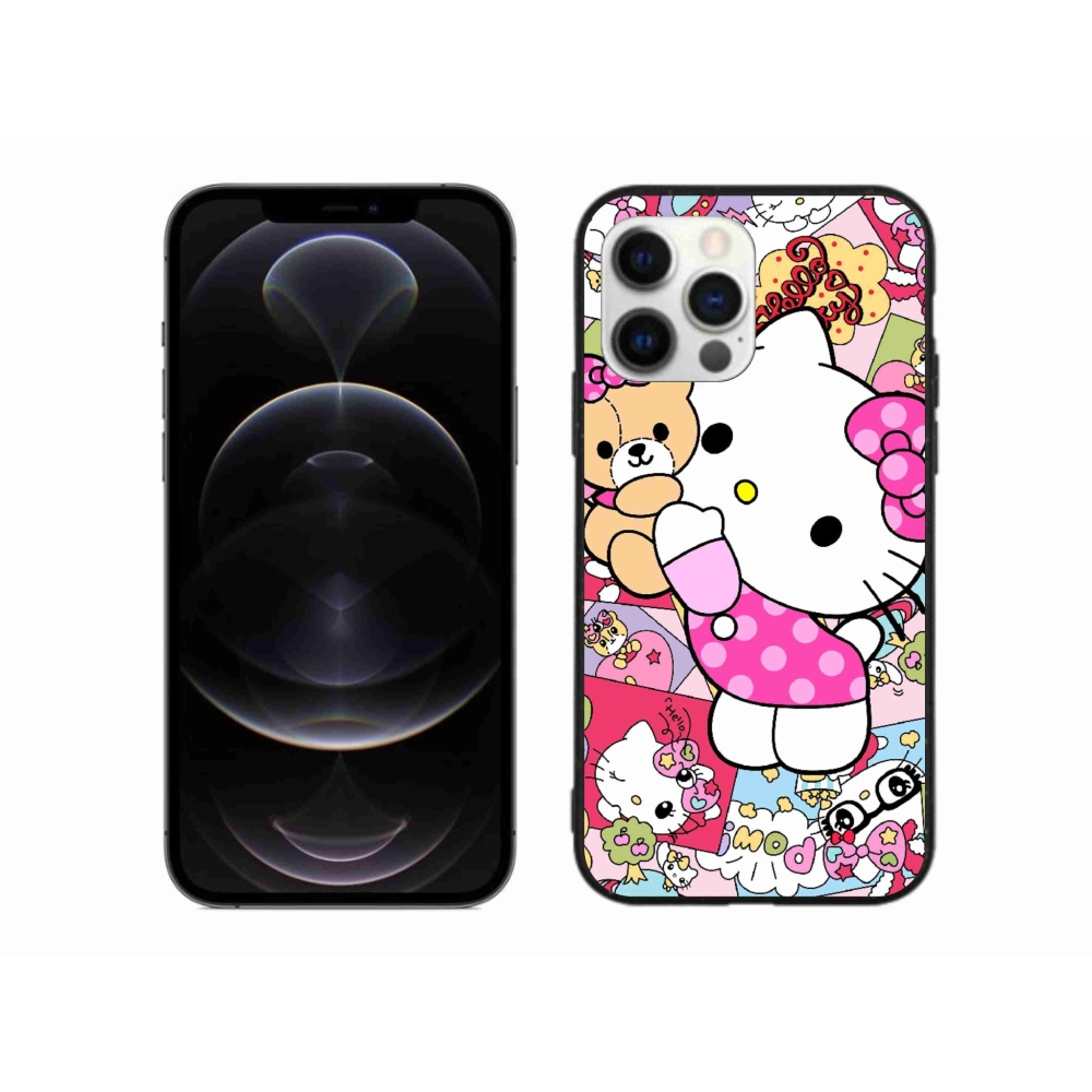 mmCase gél tok az iPhone 12 Pro Max-hoz – aranyos cica