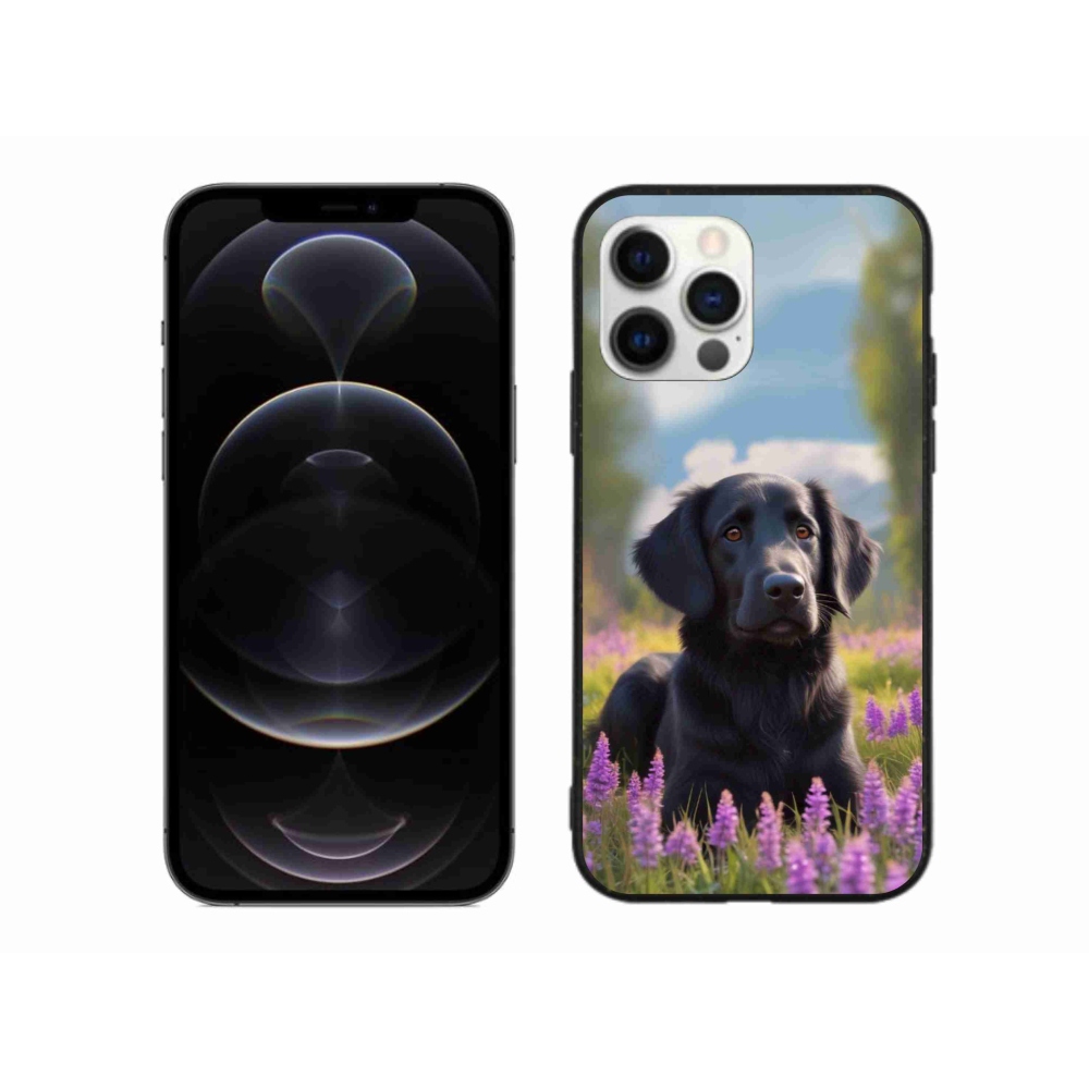mmCase gél tok az iPhone 12 Pro Max-hoz – elegáns fekete retriever