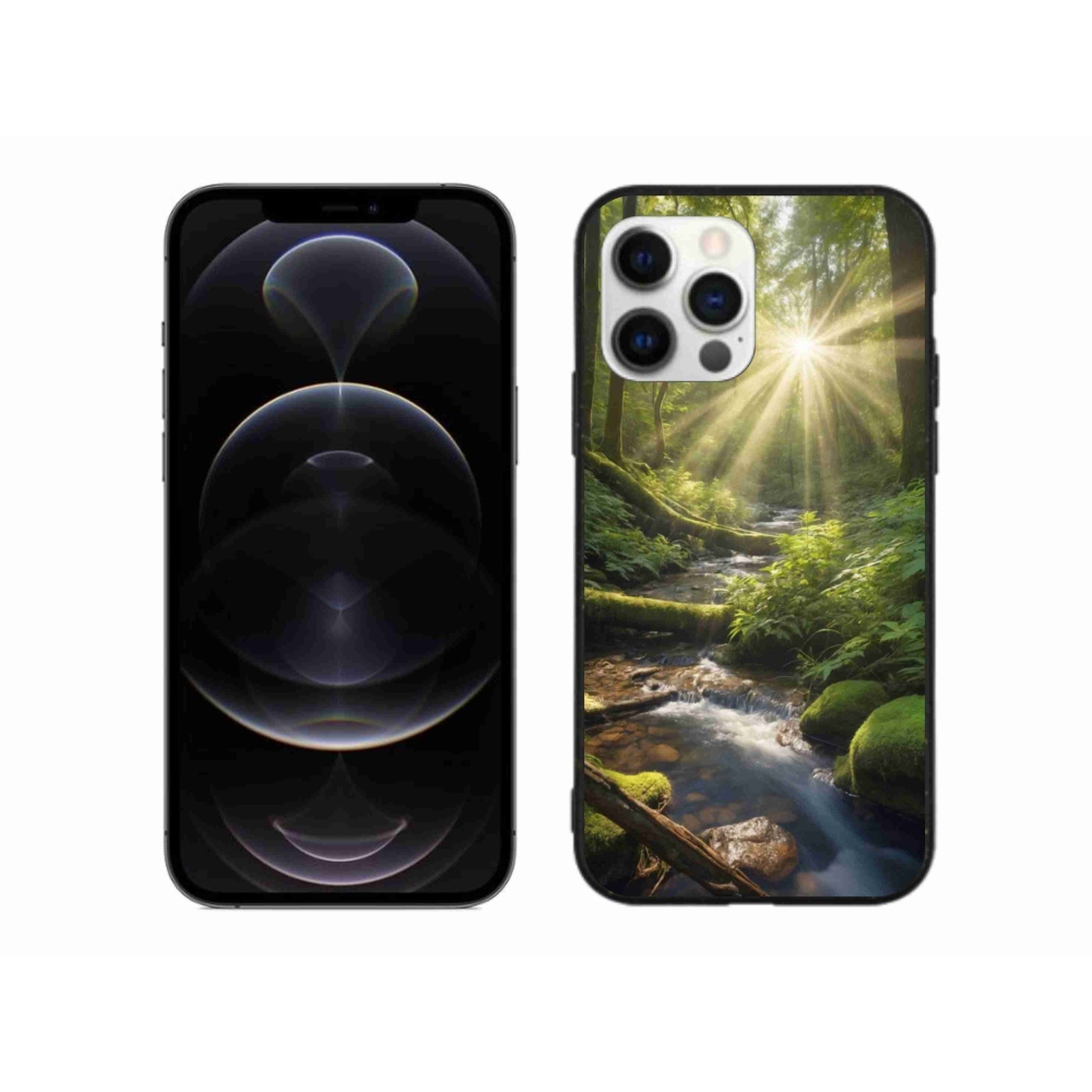 Zselés borítás mmCase iPhone 12 Pro Max készülékhez - erdei mélység