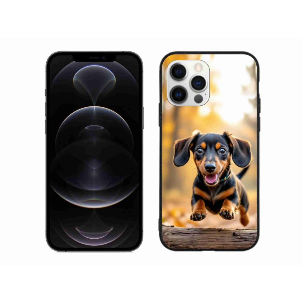 Zselés borítás mmCase iPhone 12 Pro Max készülékhez - tacskó 2