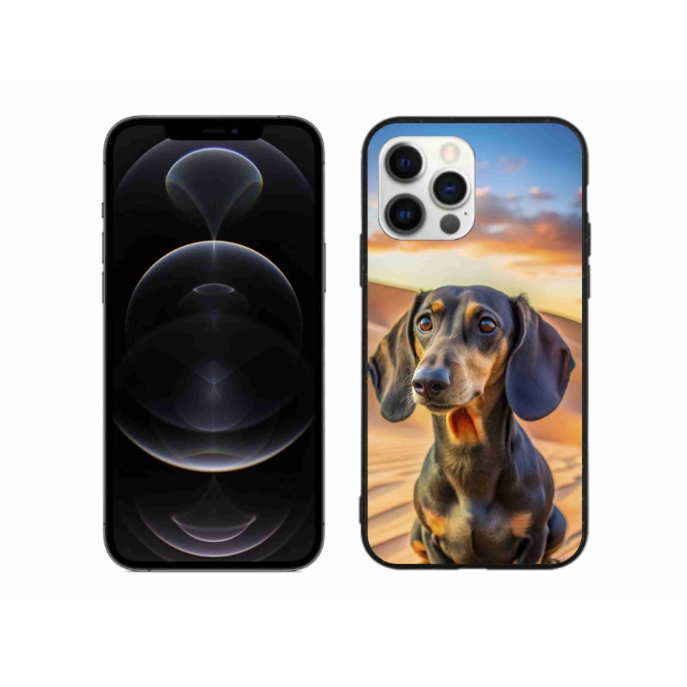 Zselés borítás mmCase iPhone 12 Pro Max készülékhez - tacskó 3