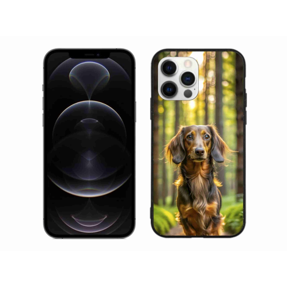 Zselés borítás mmCase iPhone 12 Pro Max készülékhez - tacskó 4