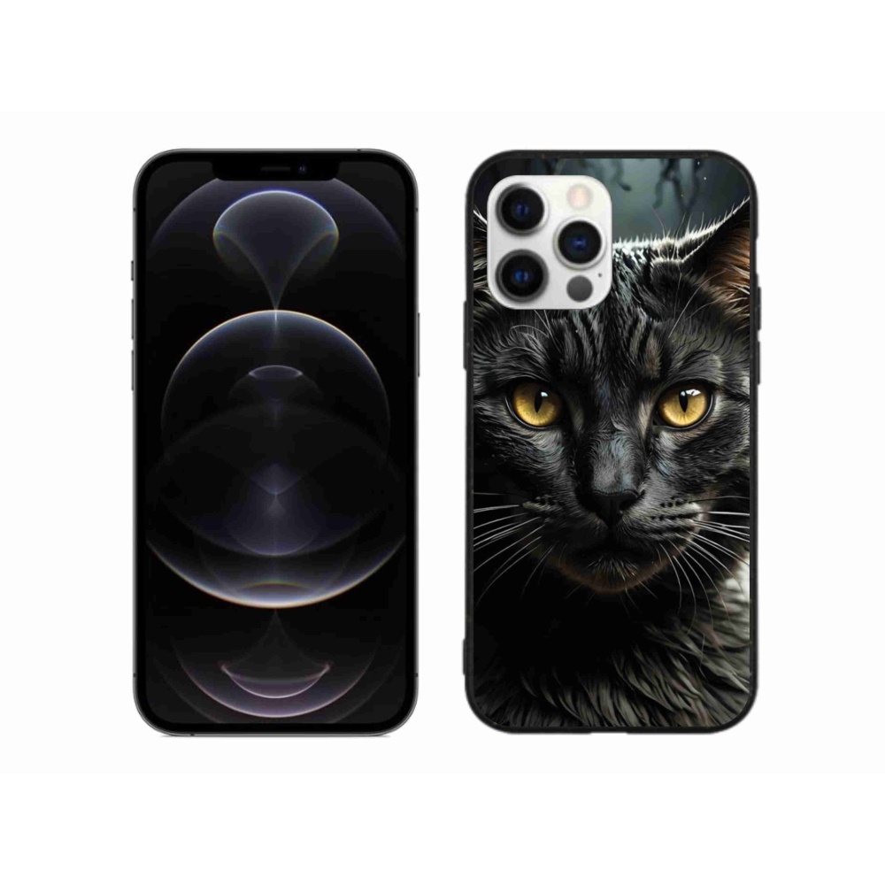 Zselés borítás mmCase iPhone 12 Pro Max készülékhez - cat view 3