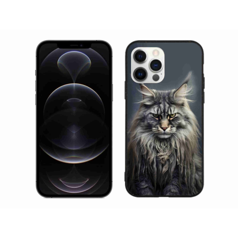 Zselés borítás mmCase iPhone 12 Pro Max készülékhez - macskaszem nézet 4