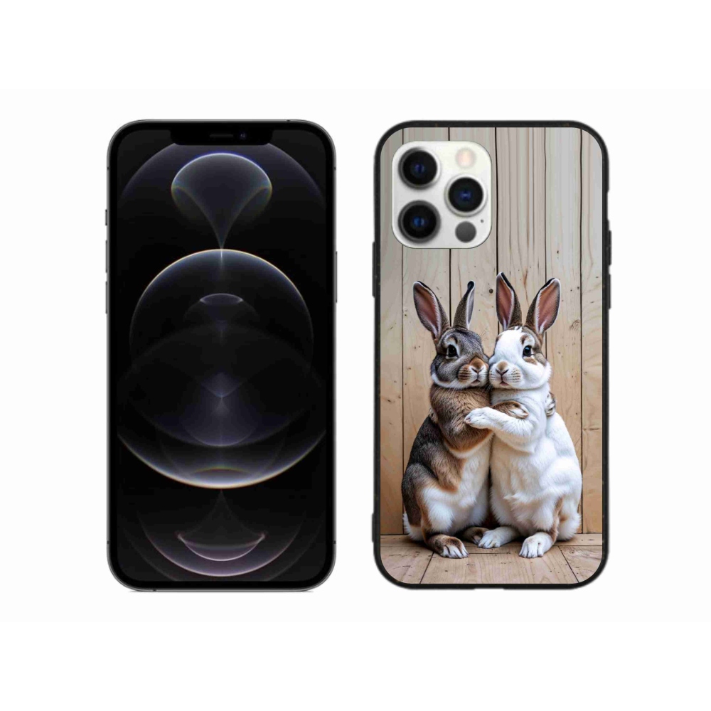 mmCase gél tok az iPhone 12 Pro Max-hoz – nyúlpár