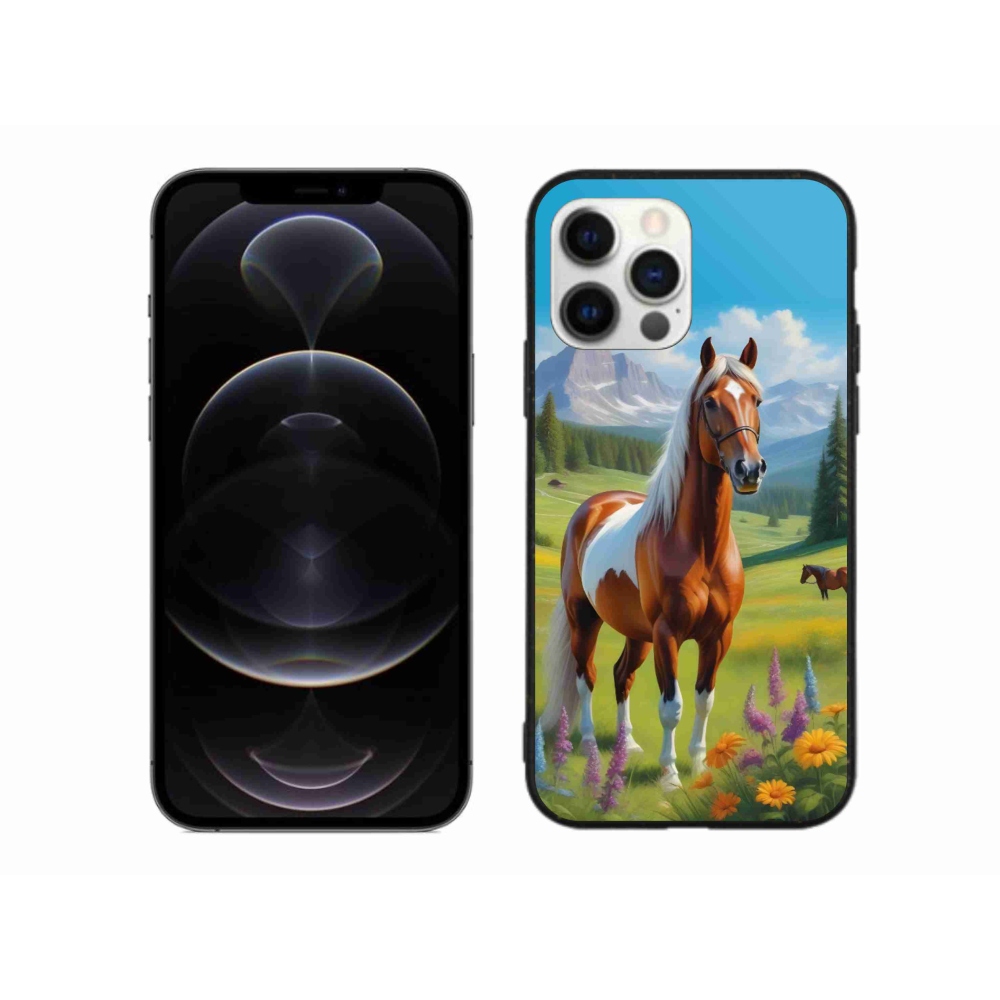 mmCase gél tok az iPhone 12 Pro Max-hoz – ló a réten