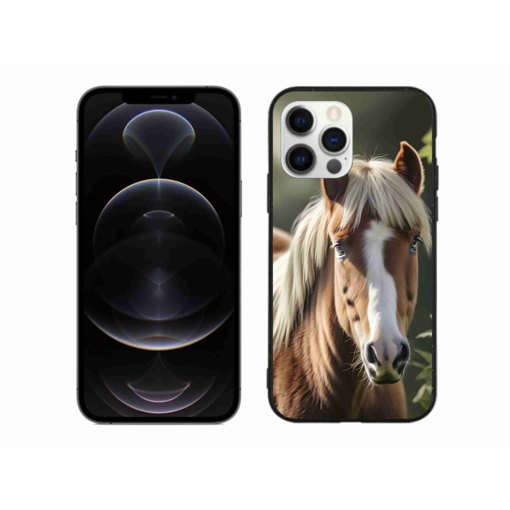 mmCase gél tok az iPhone 12 Pro Max-hoz – világos sörényű ló