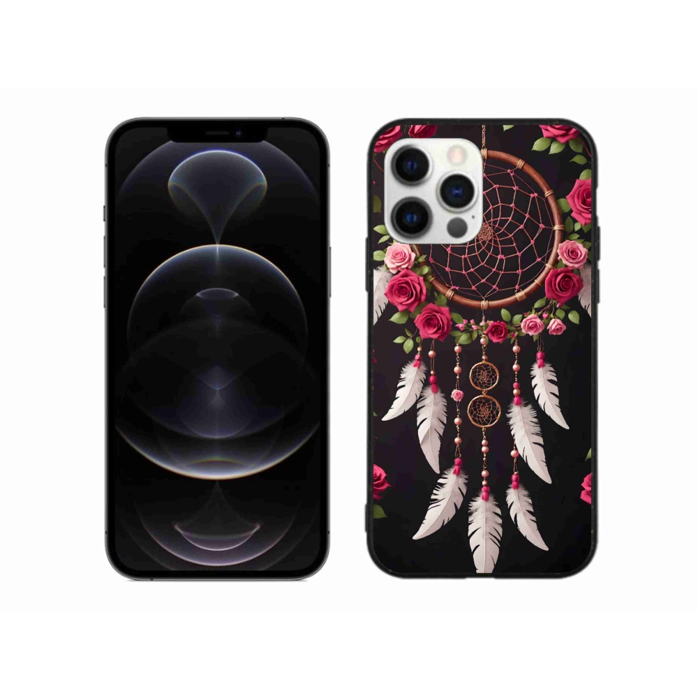mmCase gél tok az iPhone 12 Pro Max-hoz – álomfogó rózsákkal