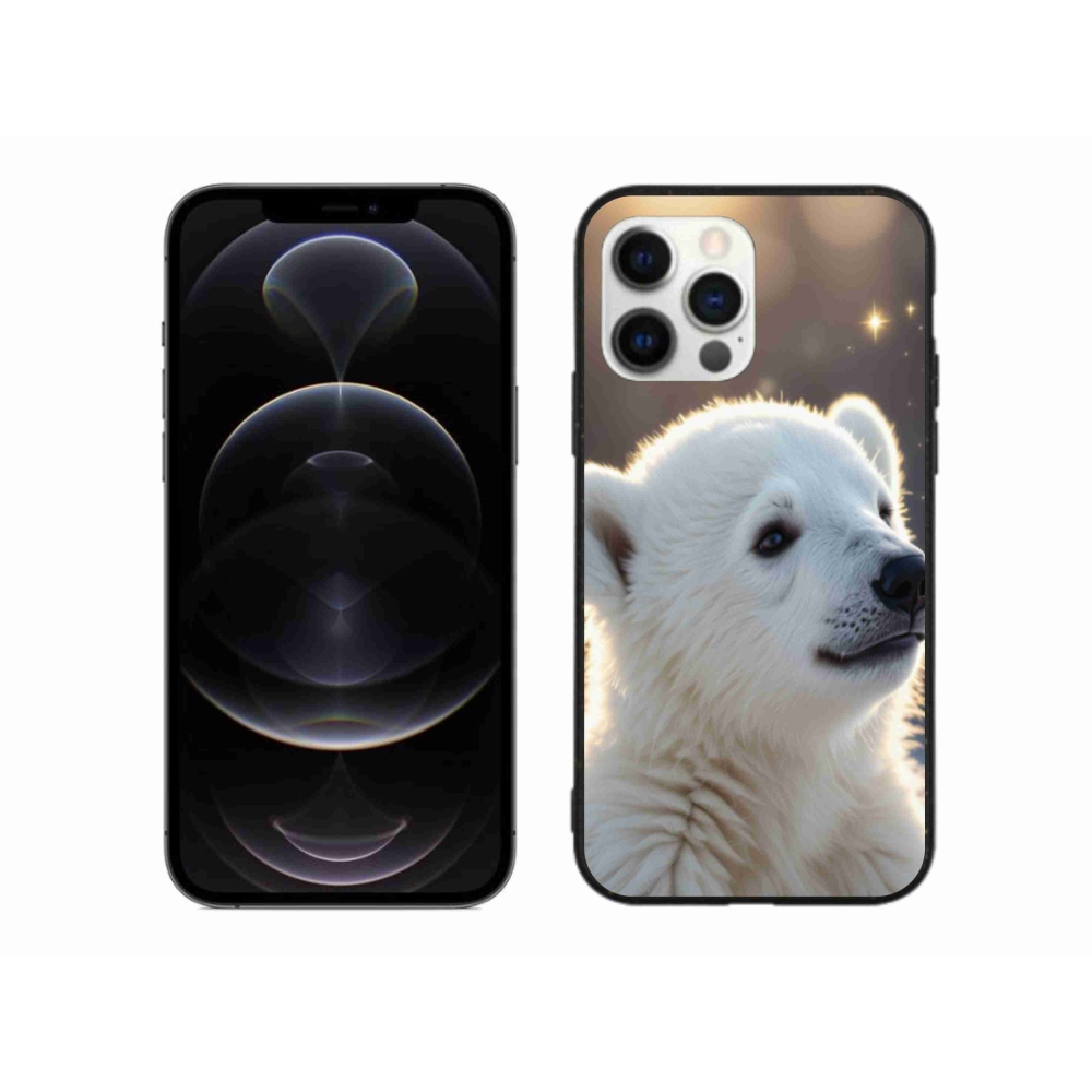 Zselés borítás mmCase iPhone 12 Pro Max készülékhez - jegesmedve