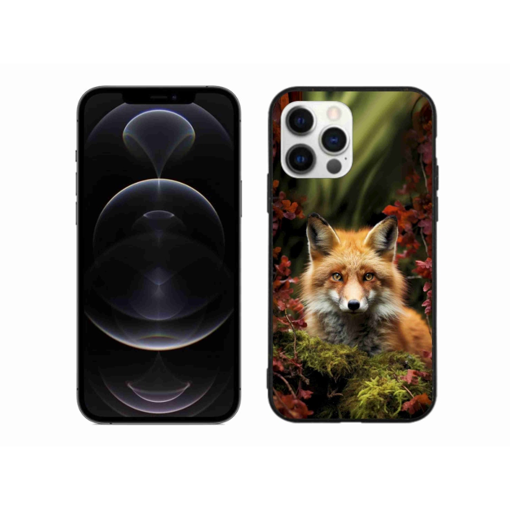 mmCase gél tok az iPhone 12 Pro Max-hoz – róka az erdőben