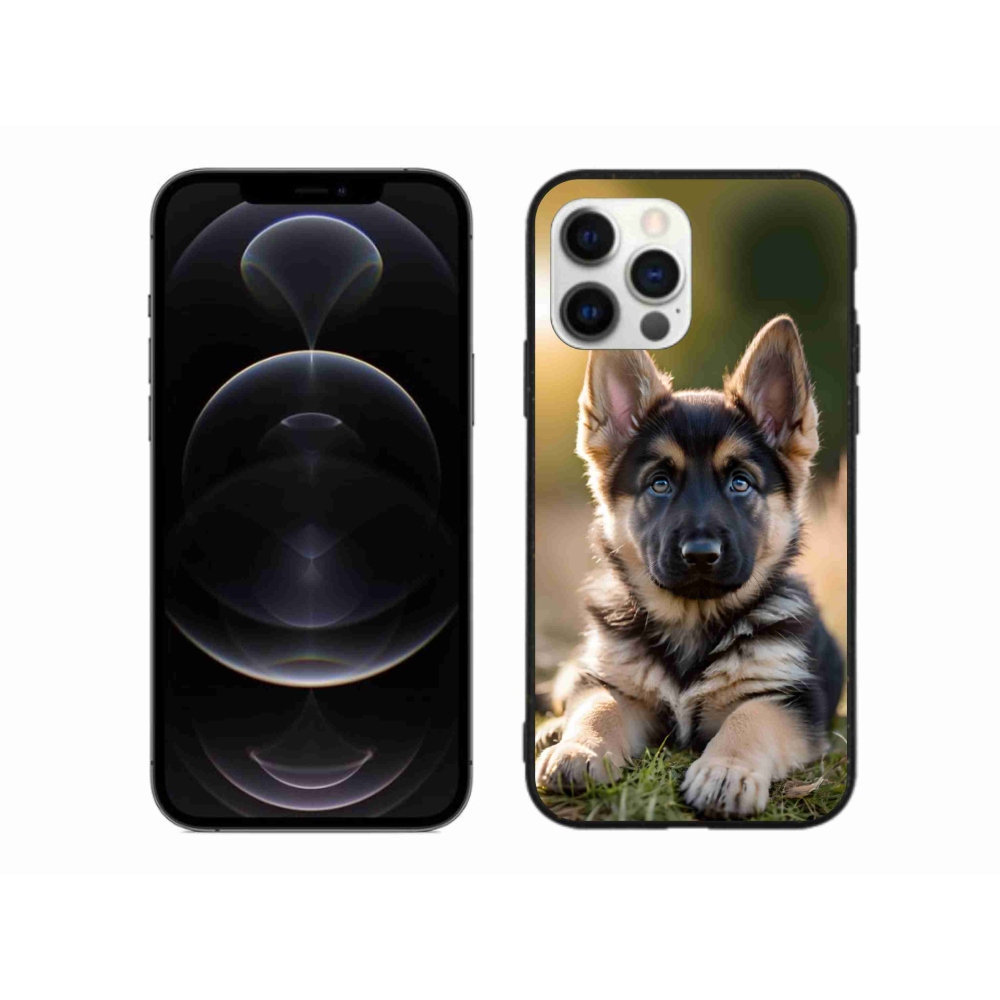 mmCase gél tok az iPhone 12 Pro Max-hoz – német juhászkutya a természetben