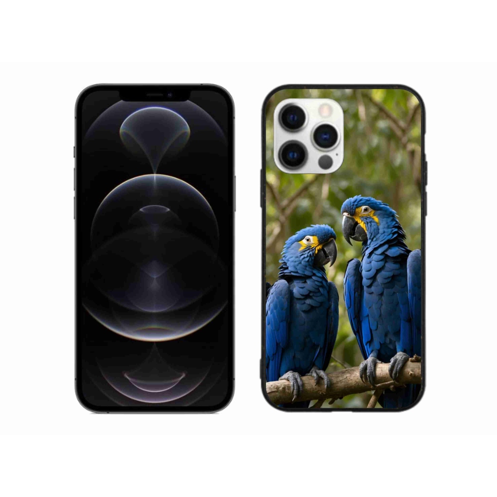 mmCase gél tok az iPhone 12 Pro Max-hoz – papagáj-duó
