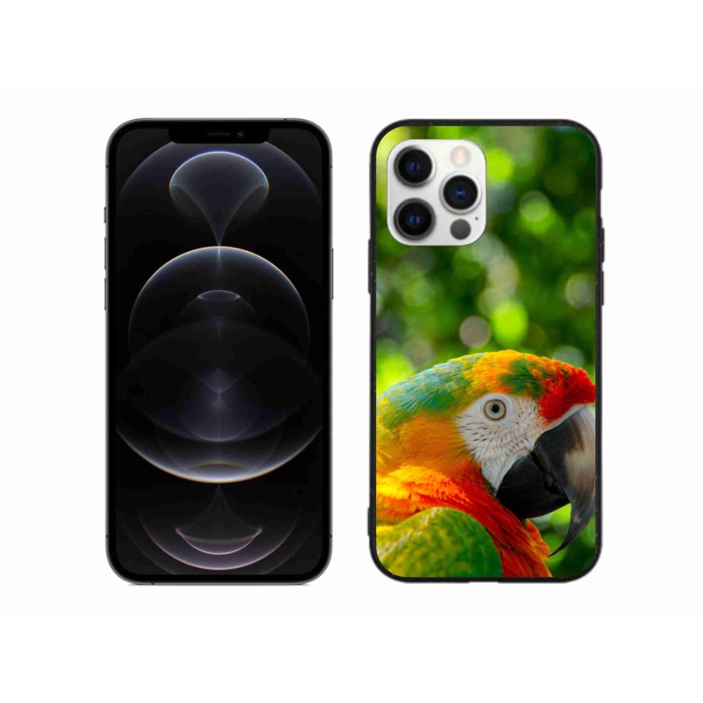 Zselés borítás mmCase iPhone 12 Pro Max készülékhez - papagáj ara 3