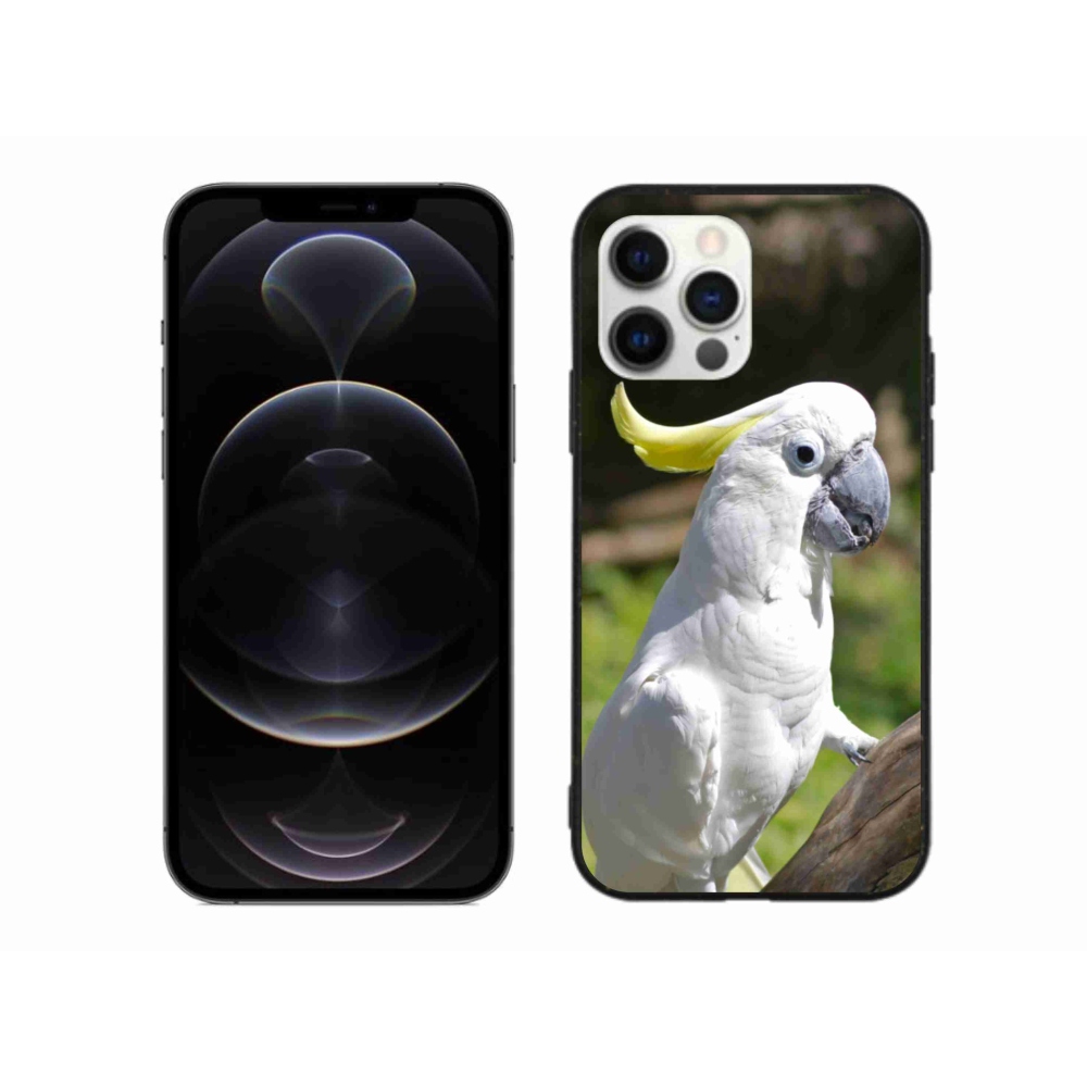 Zselés borítás mmCase iPhone 12 Pro Max készülékhez - papagáj kakadu 2