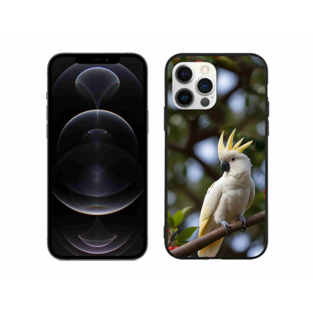 mmCase gél tok az iPhone 12 Pro Max-hoz – kakadu papagáj 3
