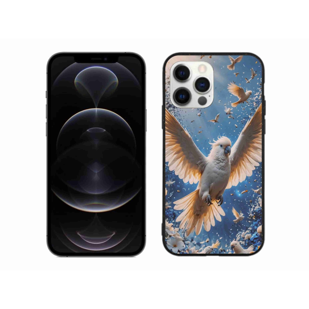 Zselés borítás mmCase iPhone 12 Pro Max készülékhez - papagáj kakadu