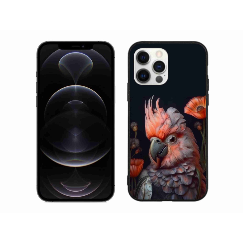 mmCase gél tok az iPhone 12 Pro Max-hoz – színes kakadu papagáj