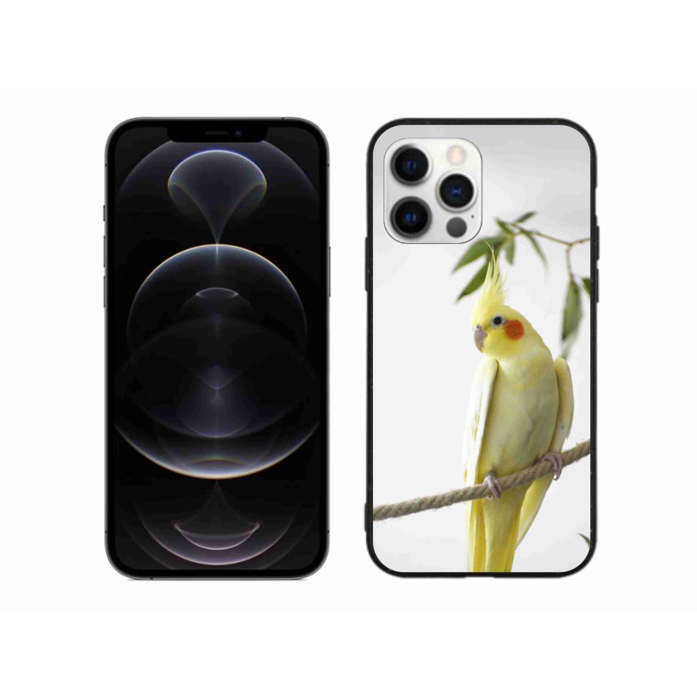 mmCase gél tok az iPhone 12 Pro Max-hoz – tollas papagáj