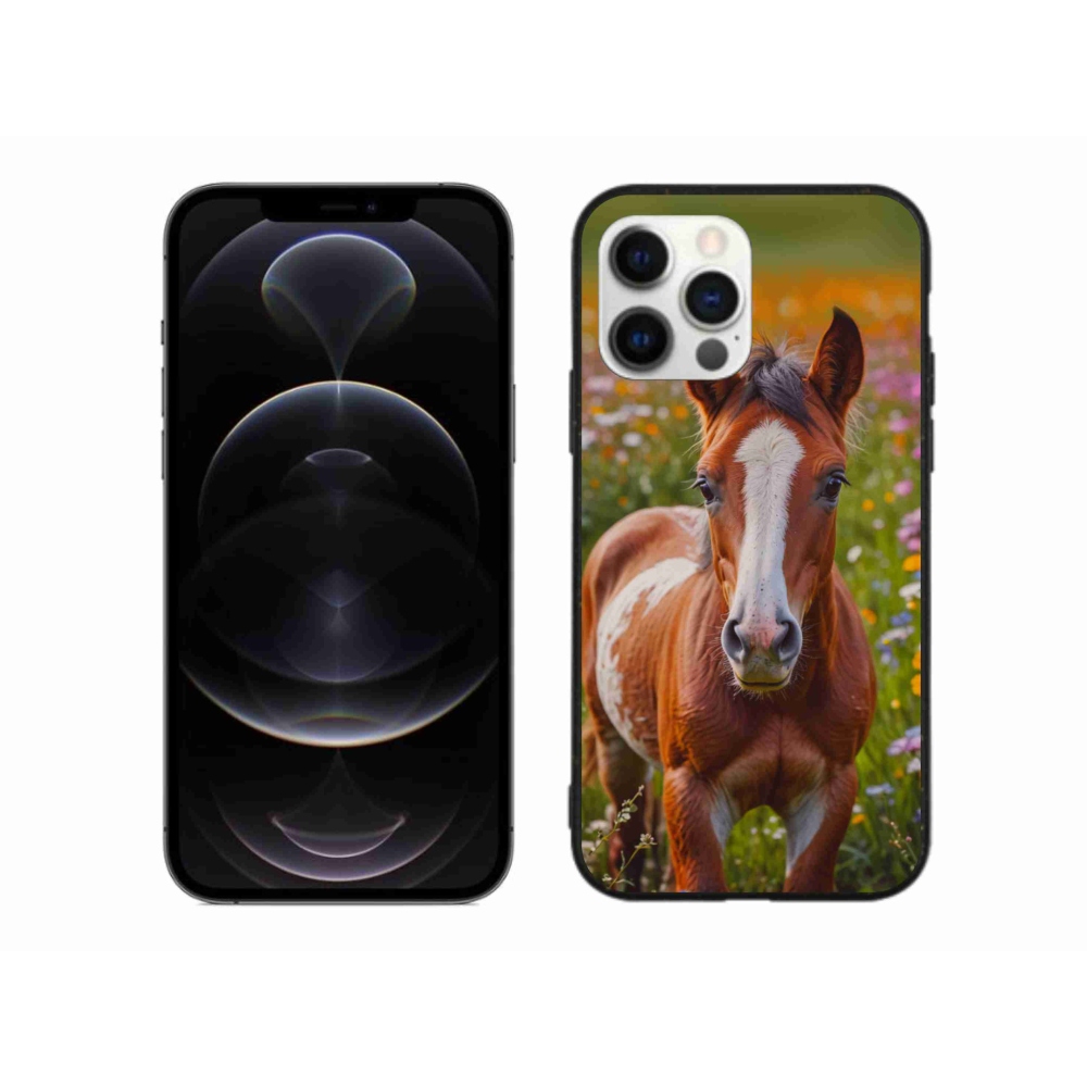 mmCase gél tok az iPhone 12 Pro Max-hoz – aranyos csikó