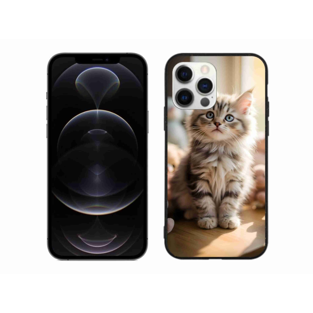 mmCase gél tok az iPhone 12 Pro Max-hoz – aranyos cica 10