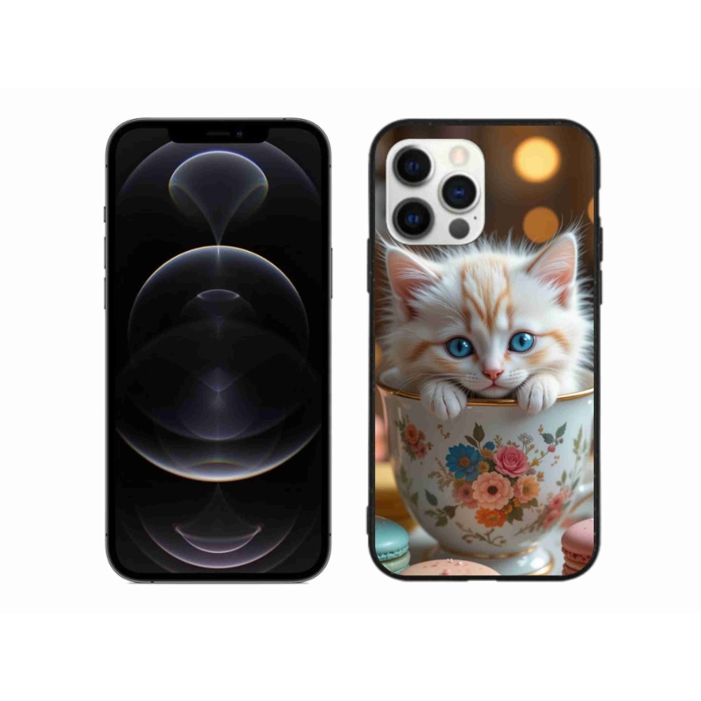 Gél borítás mmCase iPhone 12 Pro Max készülékhez - aranyos cica 6