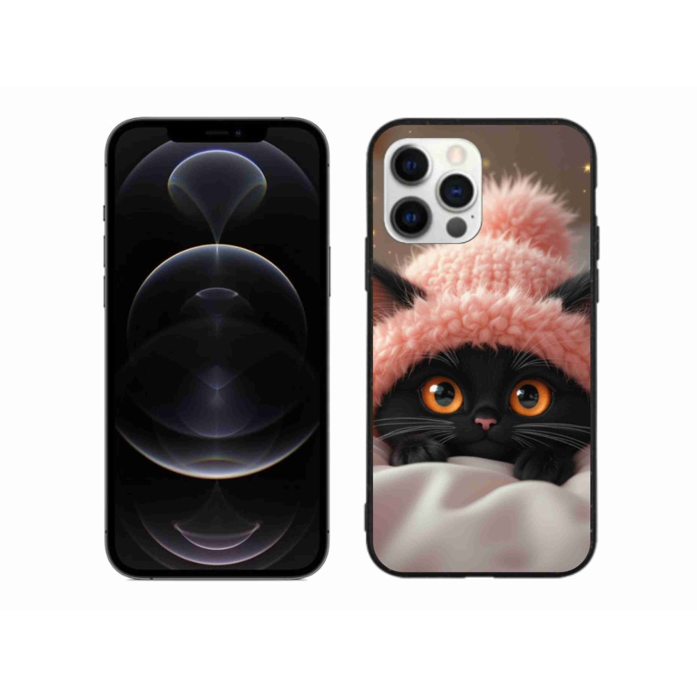 Gél borítás mmCase iPhone 12 Pro Max készülékhez - aranyos cica 7