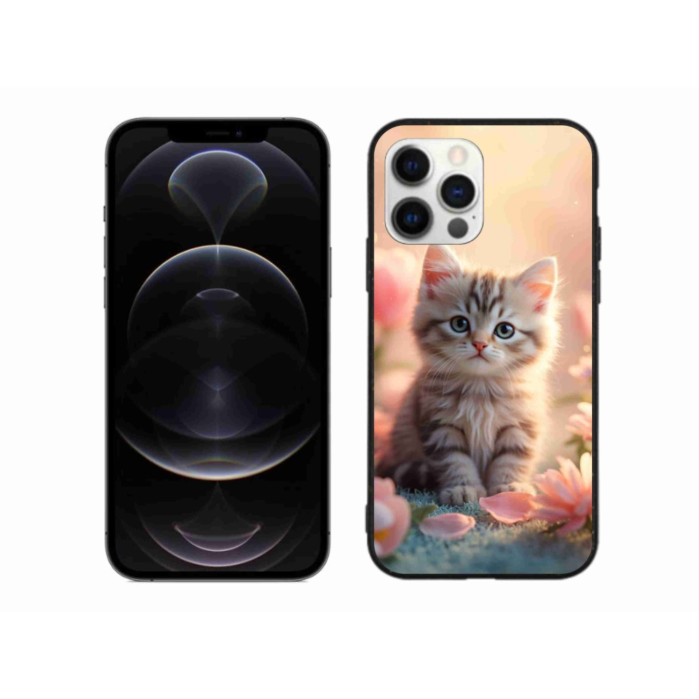 Gél borítás mmCase iPhone 12 Pro Max készülékhez - aranyos cica 8