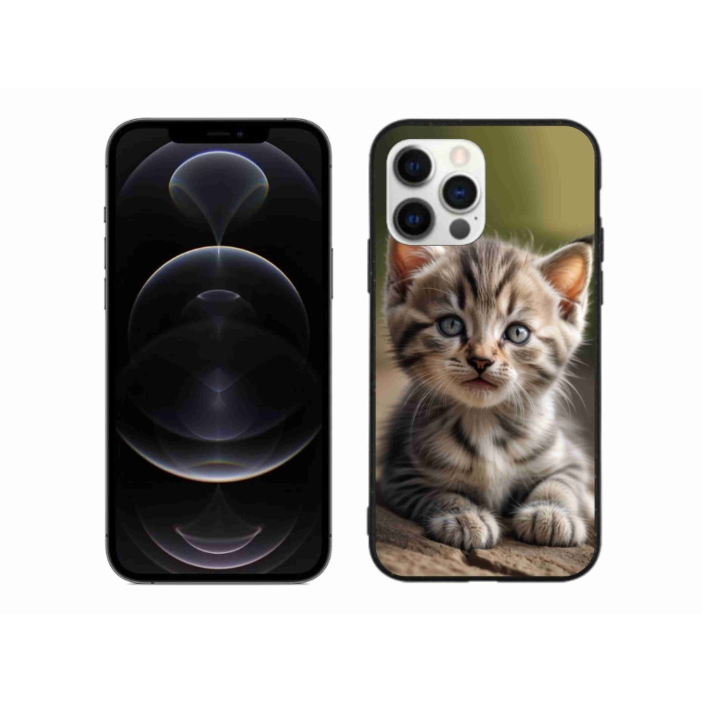 Gél borítás mmCase iPhone 12 Pro Max készülékhez - aranyos cica 9