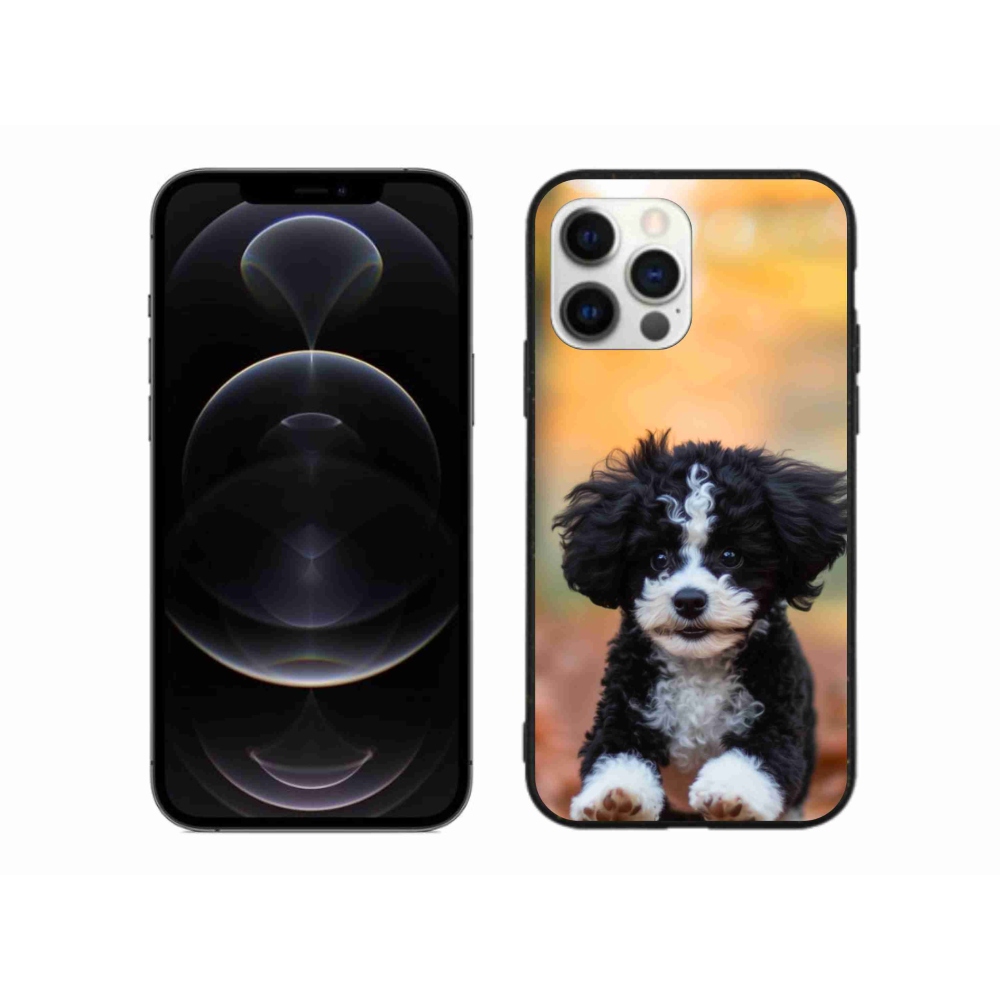 Gél borítás mmCase iPhone 12 Pro Max készülékhez - aranyos kiskutya 2