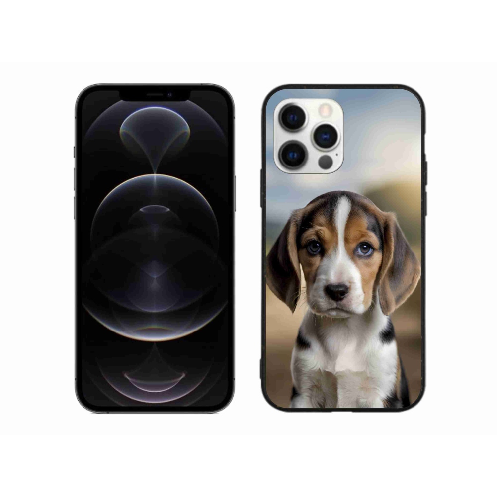 mmCase gél tok az iPhone 12 Pro Max-hoz – aranyos beagle