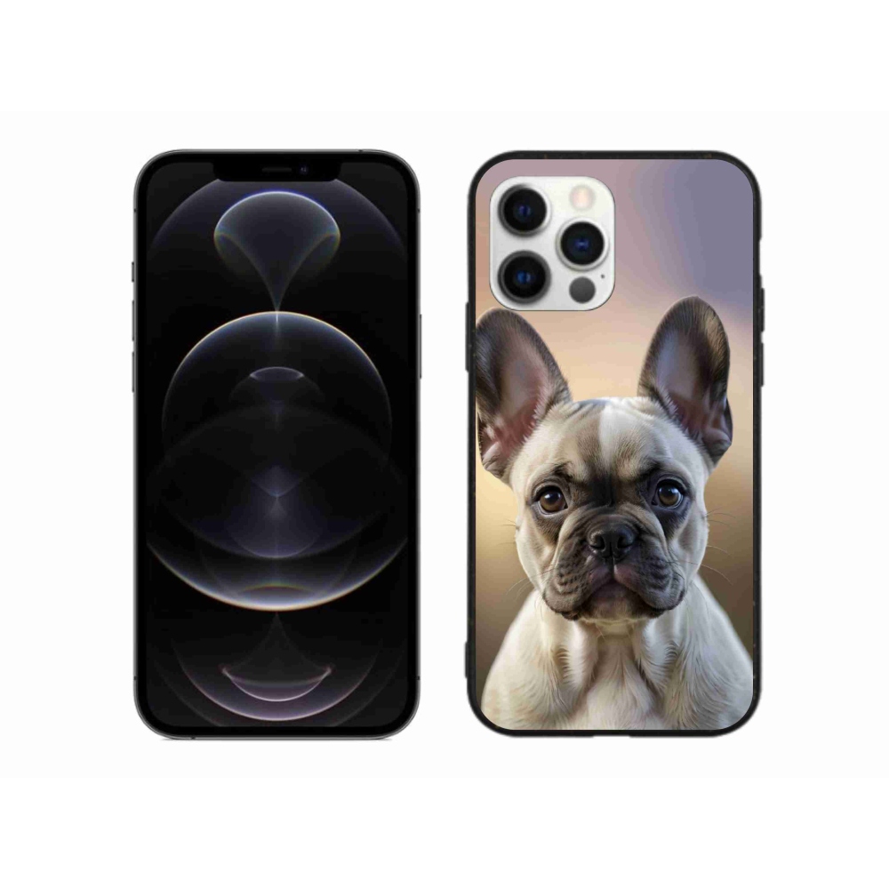 mmCase gél tok az iPhone 12 Pro Max-hoz – aranyos francia buldog