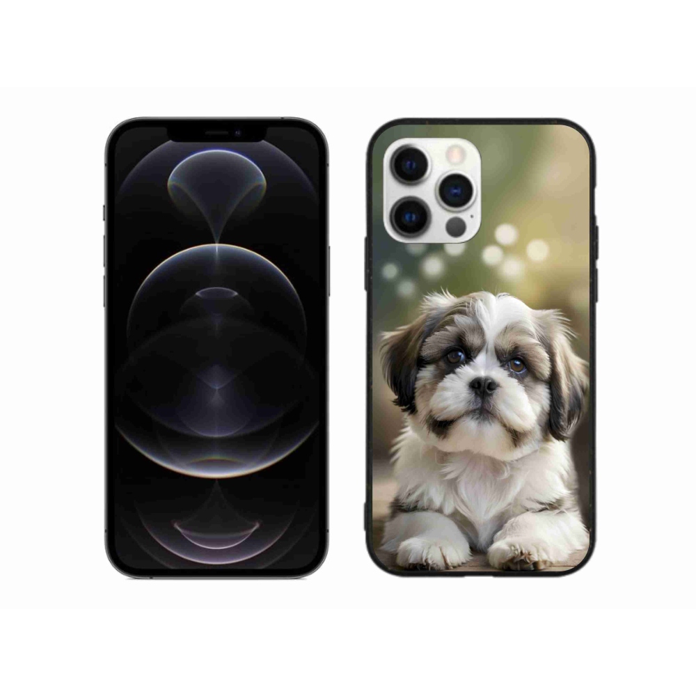 mmCase gél tok az iPhone 12 Pro Max-hoz – aranyos shih-tzu