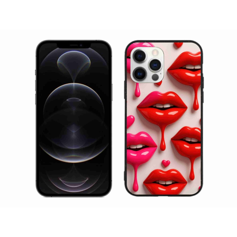 Gél borítás mmCase iPhone 12 Pro Max készülékhez - ajkak 2