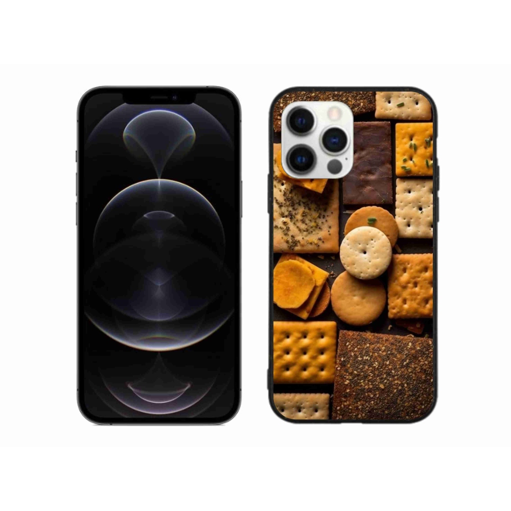 Zselés borítás mmCase iPhone 12 Pro Max készülékhez - kekszek