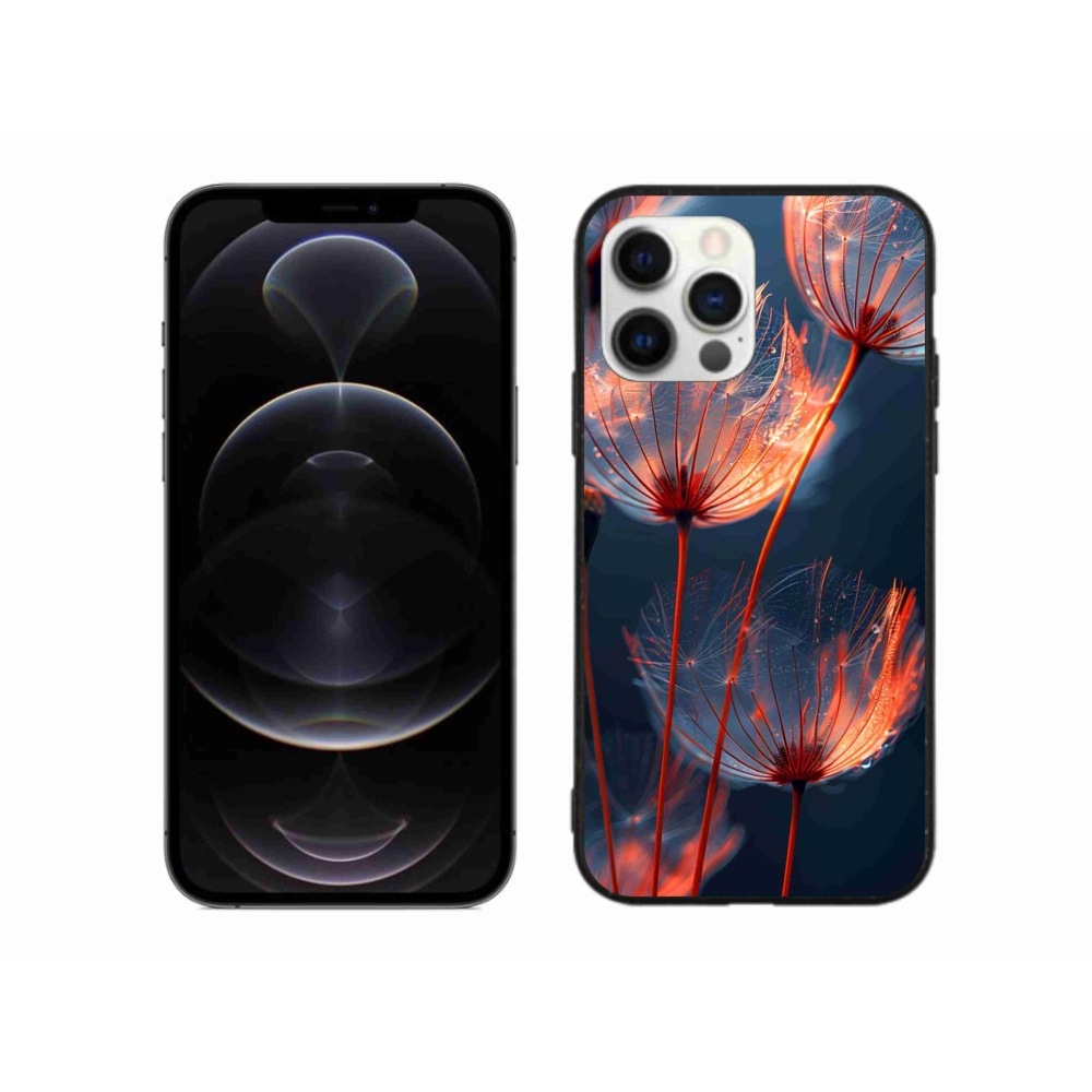 Gél borítás mmCase iPhone 12 Pro Max készülékhez - Világító pehely