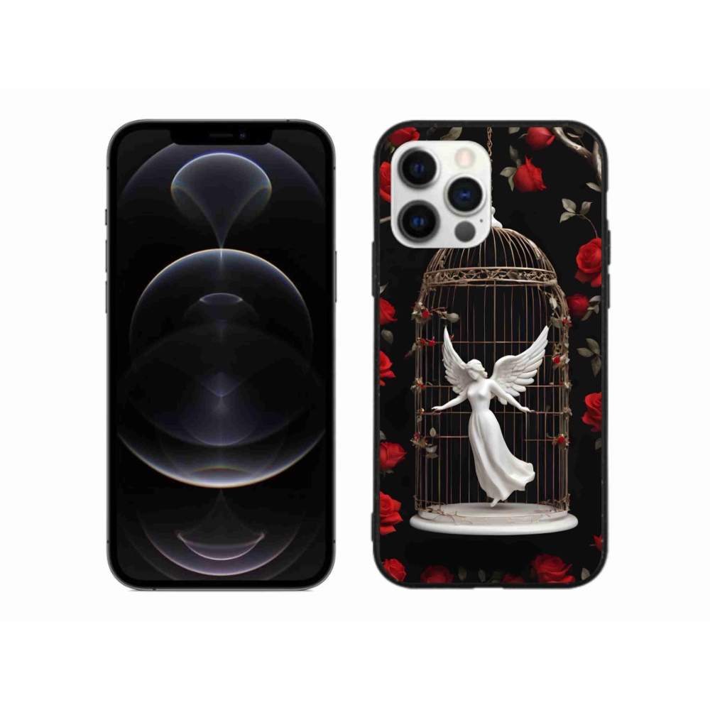 Gél borítás mmCase iPhone 12 Pro Max készülékhez - csapdába esett angyal