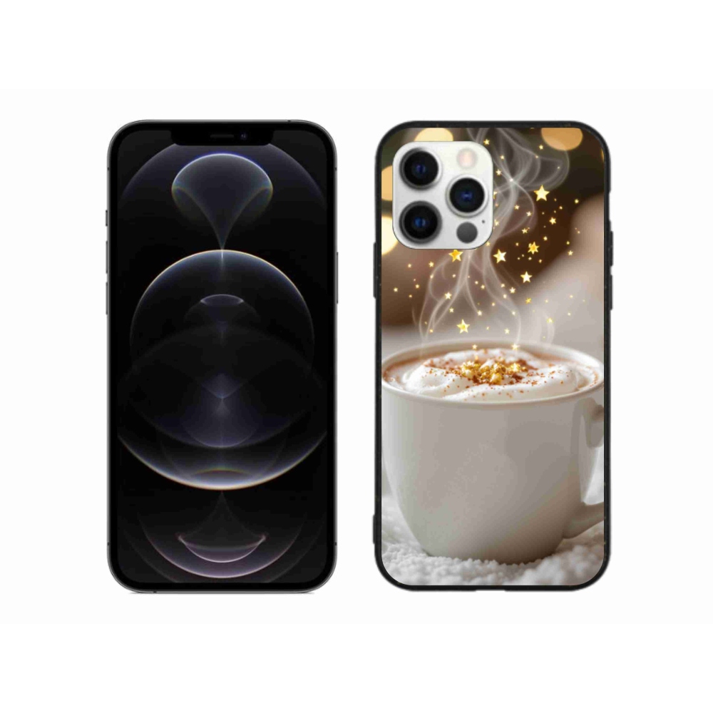Gél borítás mmCase iPhone 12 Pro Max készülékhez - Karácsonyi forró ital