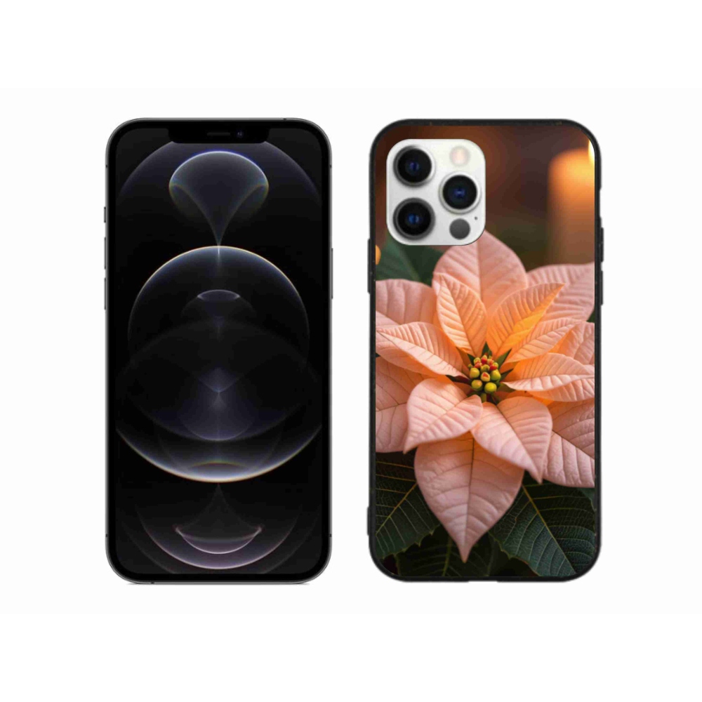 Gél borítás mmCase iPhone 12 Pro Max készülékhez - mikulásvirág