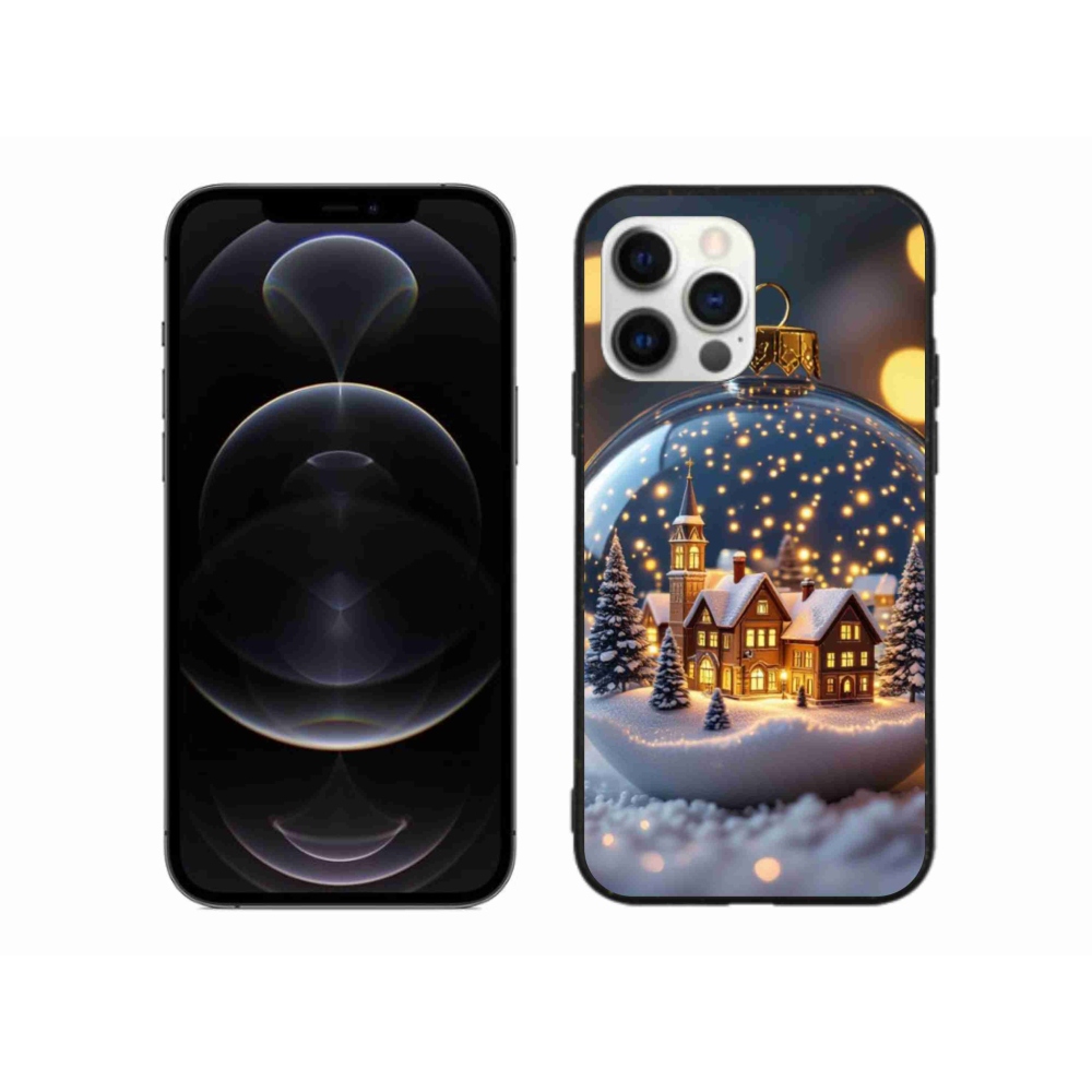 Gél borítás mmCase iPhone 12 Pro Max készülékhez - Karácsonyi gömbök 4