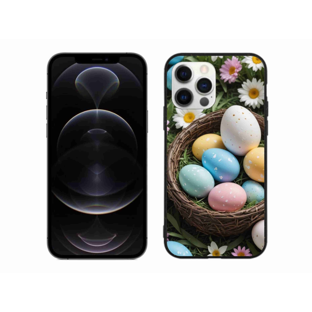 Gél borítás mmCase iPhone 12 Pro Max készülékhez - Húsvéti tojások 2