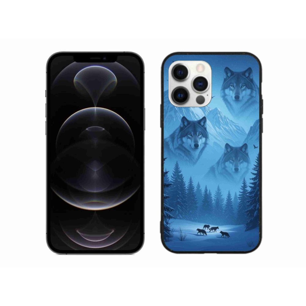 Gél védőburkolat mmCase iPhone 12 Pro Max készülékhez - farkas csomag