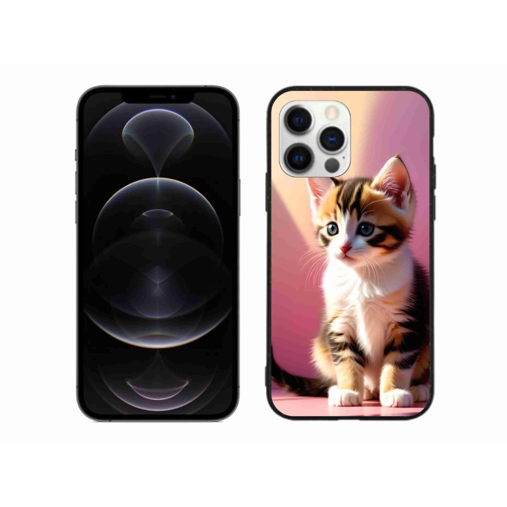 Zselés borítás mmCase iPhone 12 Pro Max készülékhez - kíváncsi cica 2