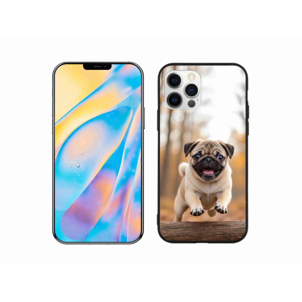 Zselés borítás mmCase iPhone 12 Pro készülékhez - mopsz 2