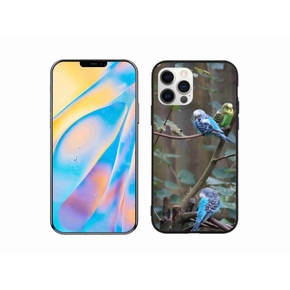 mmCase gél tok az iPhone 12 Pro-hoz – papagájok egy ágon
