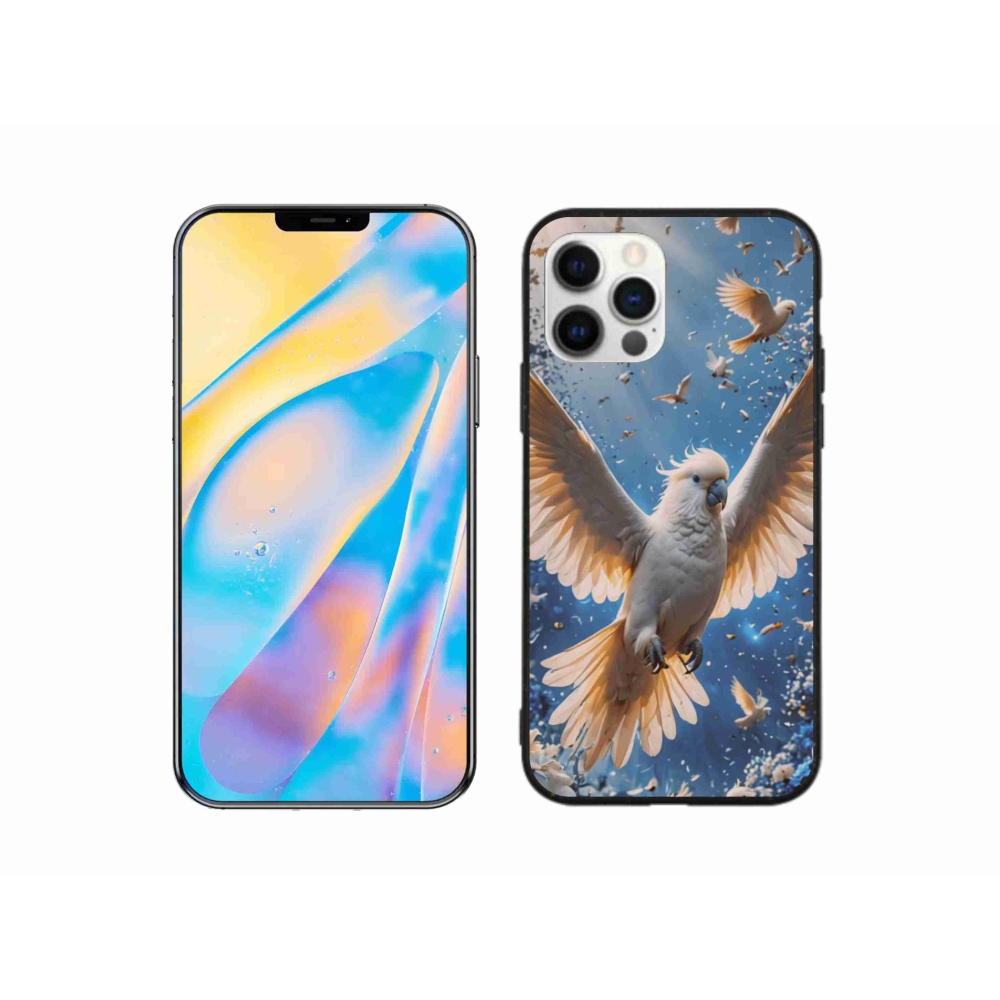Zselés borítás mmCase iPhone 12 Pro készülékhez - papagáj kakadu