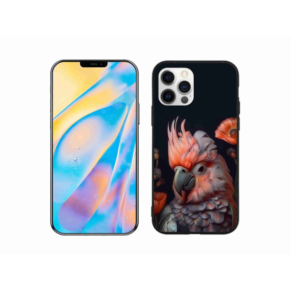 mmCase gél tok az iPhone 12 Pro-hoz – színes kakadu papagáj