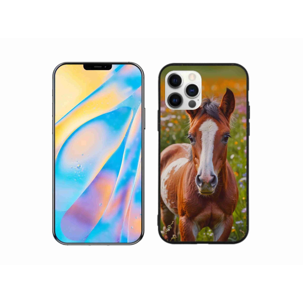 mmCase gél tok az iPhone 12 Pro-hoz – aranyos csikó