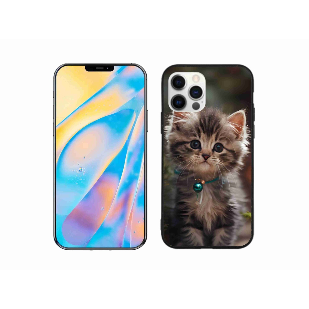 mmCase gél tok az iPhone 12 Pro-hoz – aranyos cica 11